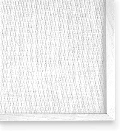 Stupell Industries Натюрморт с Цветен букет Топъл летен поляна, дизайн Карол Робинсън, монтиран на стената фигура в бяла рамка, 16 x 20,