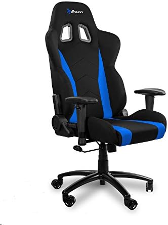 Компютърно игралното стол Arozzi INIZIO-FB/Офис стол, Черно и синьо (INIZIO-FB-Blue)