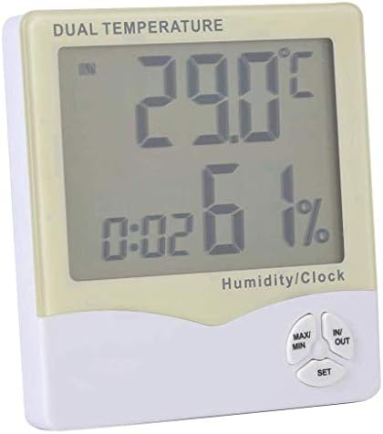 Термометър WODMB, Дигитален Термометър-Влагомер за помещения с Датчик за Влажност, Точен Измерител на Контрол на влажността за Дома, Офиса,