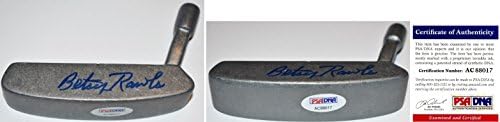 Бетси Роулз Подписана Глава на стика за голф LPGA с автограф - 55 победи в кариерата - 8 големи турнири - Сертификат за автентичност PSA /