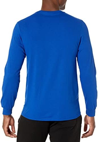 Мъжки тениски и потници Russell Athletic от памучна смес Dri-Power, Отводящие влагата, Със защита от миризмата, UPF 30