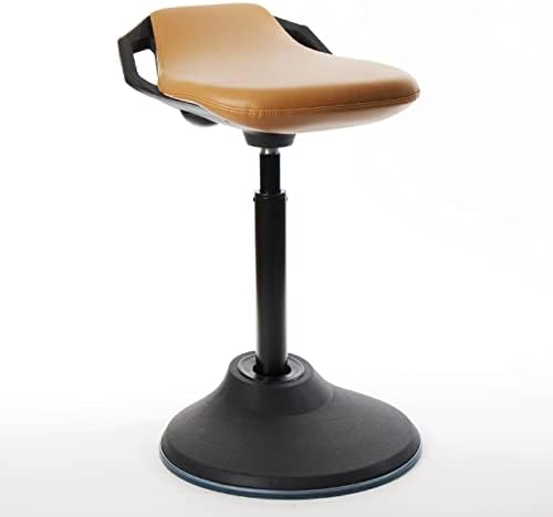 Стол за работния плот bonVIVO Standing - Ергономичен стол за високи офис маси с опора за гърба и дръжки за поддържане на