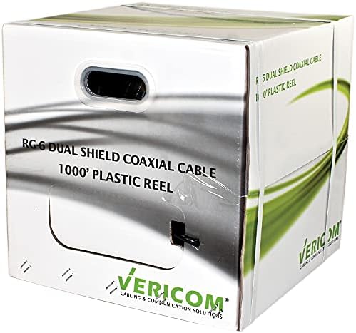 Телевизор, проектор и Аксесоари за домашно кино Vericom (r) 1000Ft Rg6 Dual Shld CBL