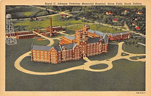 Royal C Johnson Veterans Hospital Су Фолс, Южна Дакота Пощенски картички SD