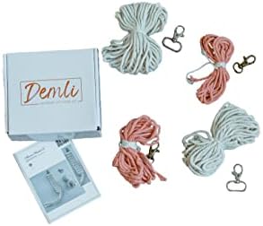 Demli Комплект за ресни със собствените си ръце за Начинаещи възрастни, Комплекти за ресни Ключодържател със собствените си ръце: