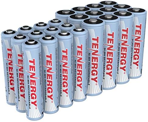 Батерии Tenergy с висока степен на навлизане на АА и ААА, Комбинираната NiMH-акумулаторни батерии 1.2, 12 клетки АА с капацитет 2500 mah и