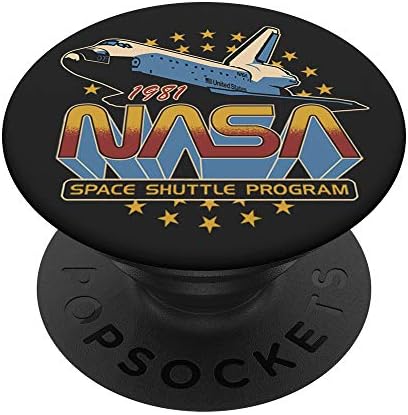 Програма на NASA Space Shuttle 1981 PopSockets PopGrip: Замяна дръжка за телефони и таблети