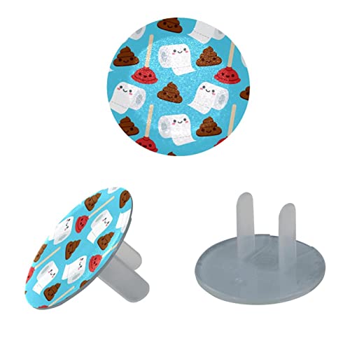 Капачки за контакти LAIYUHUA За защита от деца (на 12 и 24 опаковки) с Устойчива защита от електрически свещи | Пластмасови капачки за контакти