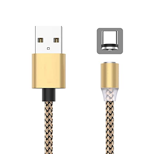 1 м 2 м Led Магнитен USB Кабел за данни Бързо Зареждане Type C Кабел Магнитно Зарядно Устройство За предаване на данни Кабел за Мобилен