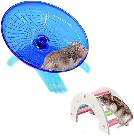 2 Опаковки the rat Летяща Чиния на Колело за упражнения и Дървен мост Дъга заря - Здрав ABS-Пластмаса За бягане и бягане Безшумен
