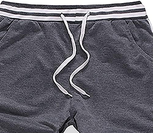 Мъжки Панталони-Участък, Спортни Панталони За Йога, Мъжки Тела С Принтом Splice, Ежедневни Джобни Спортни Работни Ежедневни Панталони