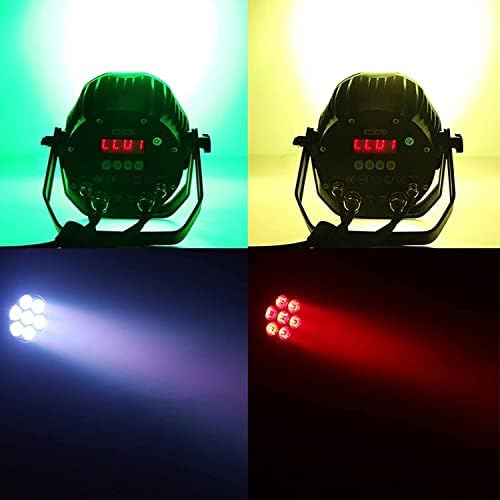SHEHDS Водоустойчива IP65 Етап светлини LED 7x18 W RGBWA + UV Осветление Външни Номиналните Светлини DMX Управление на Безвентиляторное