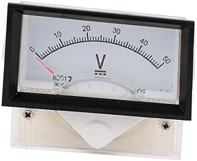 X-DREE 85C17 DC 0-50 В Клас 2,5 Аналогов Панелен Волтметър напрежение, Волтметър (85C17 Voltmetro voltmetro аналогов