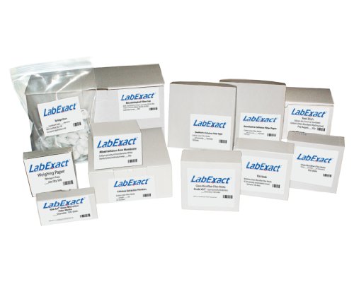 Филтър от микрофибър LabExact 1200014 Клас AE Glass, боросиликатное стъкло, без халки, 1,0 хм, 12,5 см (опаковка по 100 броя)