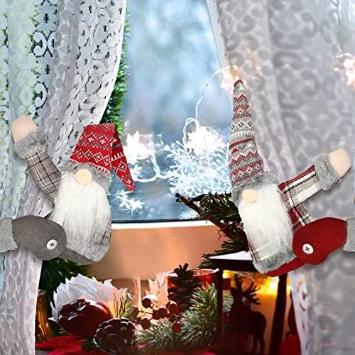 2 Бр. Шведската Коледно Дърво Джуджетата Плюшен Играчка Коледно Дърво Topper Сладки Забавни Декорации под формата на Джуджета