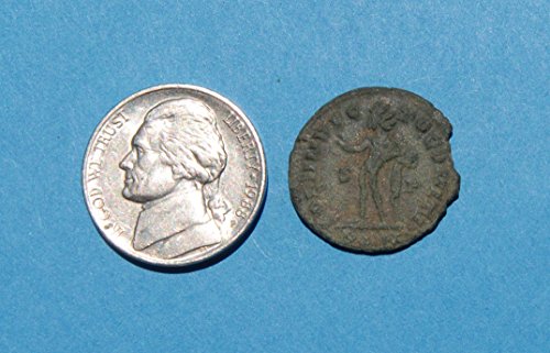 ТОВА е римският император Крисп 317-326 Сол крумовград, Най-Ранните освобождаването на Много Рядка монета Криспа, с Много добра