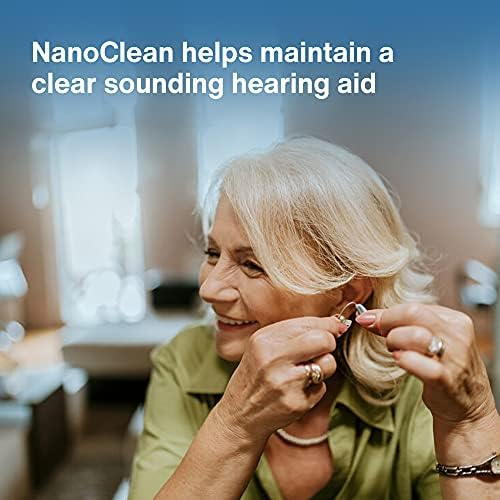 Комплект за почистване на слуховия апарат NanoClean - 12 опаковки по 240 готови за използване на нишки - Бережная и ефективна