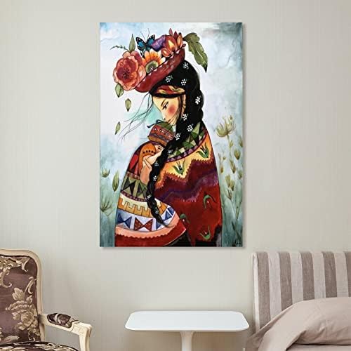 Вдъхновен от Перуанската Майка си, вдъхновяващи Художествен Плакат с картина, Платно, Стена Артистични Щампи за Декор на стени,