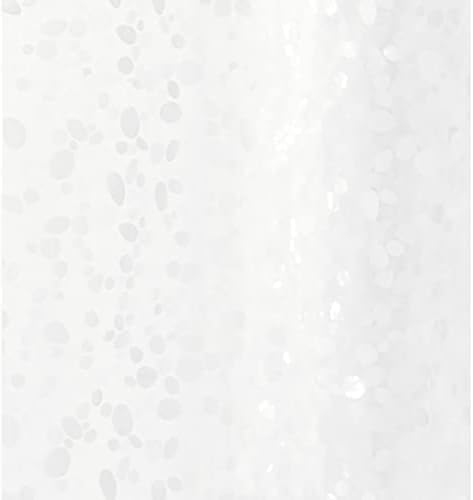 Пластмаса, Водоустойчив Завеса за душ mDesign PEVA за душ кабини и вани в баните - Дизайн във формата на камъче - Без мирис - 3 размер 72 х