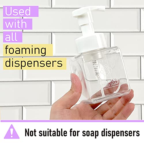 Опаковка пенящегося сапун за ръце + 4 Хапчета за зареждане на сапун за ръце от грейпфрут, 34,8 течни унции (направете 4 бутилки сапун с