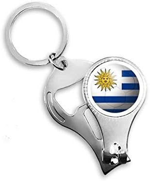 Уругвайско Национален Флаг Футбол Клещи за нокти Халка Ключодържател Отварачка За Бутилки Машина За рязане