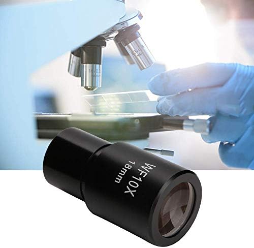 Uniqal 10X Окуляр микроскоп Широкоъгълни Оптични Лещи Поле 18 мм Професионален Стандарт Окулярных Лещи