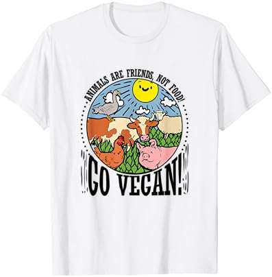 Подарък за защита на животните За Веганского мъже Или Жени В Тениска