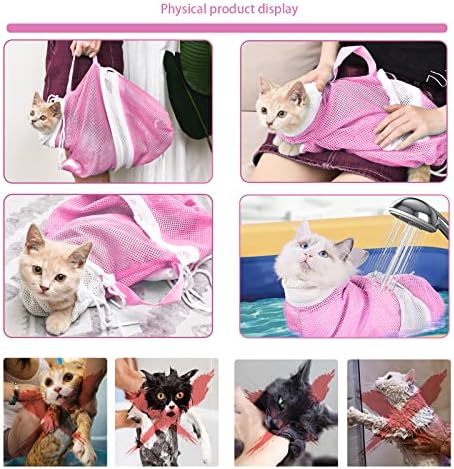 MSMUOEZ Регулируем Мултифункционален Окото чанта за душата, срещу ухапване, Подходящ за кученца и котки, Окото чанта за грижа за котки,