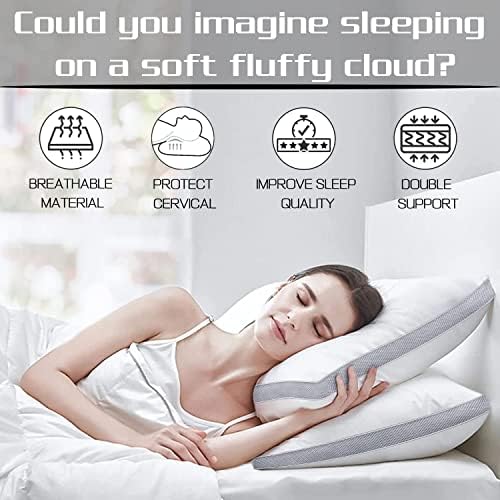 Възглавници за сън mislili, Комплект от 2 Възглавници стандартен размер, Охлаждащи Възглавници, Странични въздушни Възглавници