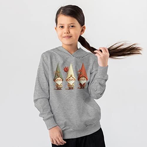 Детска hoody отвътре Gnome с гъба - Сладко Детска hoody с качулка - Уникална hoody за деца