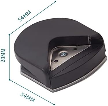 PDGJG Кръгла ъглова машина, Преносим кръгла ъглова нож за хартия Нож за хартия, използван за кръгла ъглова машини за снимки (Цвят: черен,