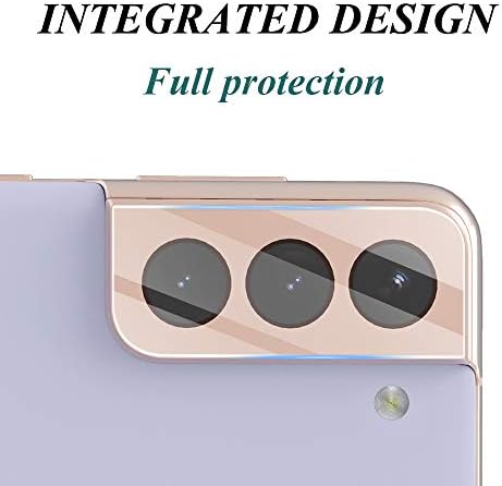CloudValley 4 Опаковки за Samsung Galaxy S21, Защитно фолио за обектива на фотоапарата и Задната Капачка на обектива на камерата от
