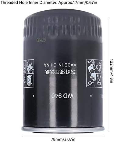 Маслен филтър YWBL-WH Маслен филтър Премиум клас Въздушен Компресор Спирални Вид от Алуминиева Сплав, Приложим за 11-15 кВт/15-20 л. с. WD940,