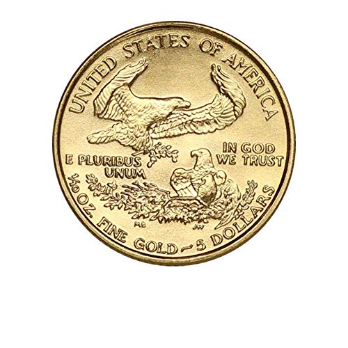 1986 - до Момента (Случаен година) Монета American Gold Eagle тегло 1/10 унция, Брилянт, не циркулационни в кутия Монетния двор на САЩ със