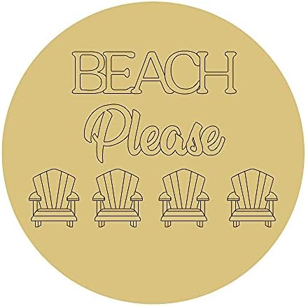 Плажен Моля, Дизайн по Подобие на Деколте, Недовършена Дървена Летен Декор Плажната Врата Закачалка МДФ профили във форма на платно Стил Изкуство