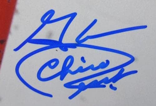 Глен Чико Resch е Подписал Автограф 8x10 Снимка JSA Witness COA IV - Снимки на НХЛ с автограф