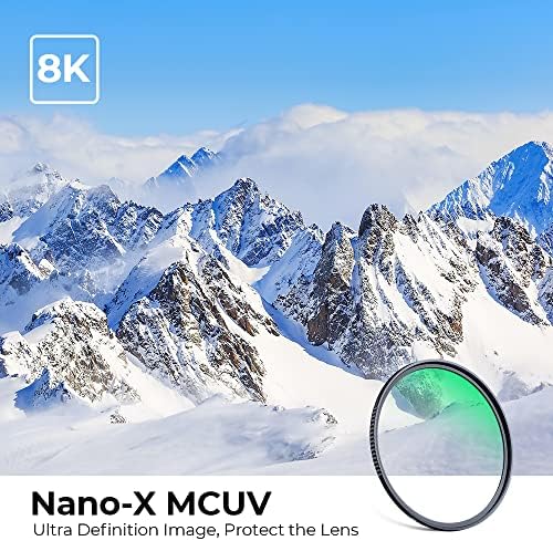 K&F Concept 40.5 mm MC UV защитен филтър с 28 Многослойными покрития HD / Гидрофобный / Устойчив на надраскване, ултра-тънък UV-филтър
