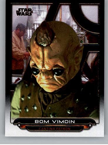 2018 Topps Star Wars Galactic Files #ANH-43 Bom Официалната търговска картичка Vimdin, не е свързана със спорта, в NM или по-добро състояние