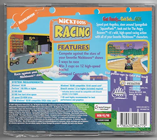 Нов Atari Nicktoons Racing Див Високоскоростни Състезателни Действие Любимите Си Герои Nicktoon Пет Начина