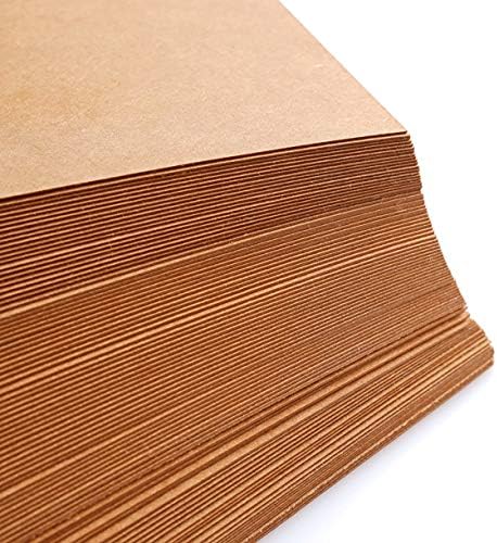 VOVOLO 50 Опаковки Крафт-хартия от Симптомите на Дървесна маса, Корица за Diy, Картон, за Ръчно изработени Оригами, Опаковъчна хартия, Хартия