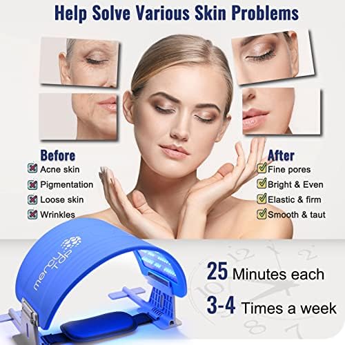 MercyTOP Светотерапевтический led лампа за грижа за кожата на лицето и тялото, светотерапевтический уред за красива кожа, анти-стареене,
