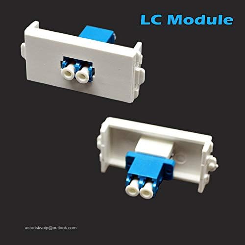 Покриване на стенните панели с Модулите LC Дуплекс + SC Simplex Оптични Трапецеидальные Съединители Съединители/Гнездо на Бял Стенен Държач