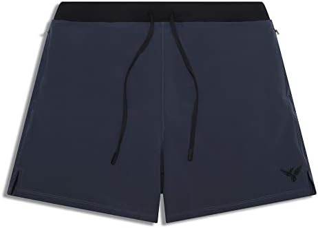 Мъжки Спортни къси панталони YOGA CROW Flow - бързо изсушаване Вътрешно Компресиране Подплата - Антимикробный джоб с цип - Гореща