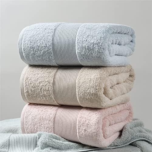 DSFEOIGY Голямо кърпи за баня, изработени от памук, за мъже и жени, плътна семейна вода, която може да се носи двойка влюбени (Цвят: