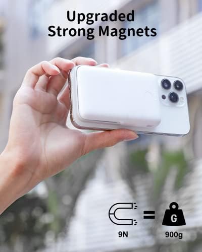 Безжична зарядно устройство JoyGeek 3-в-1 + Магнитен блок за захранване