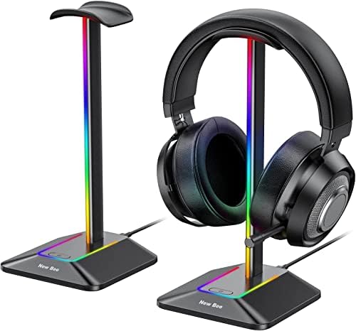 Новият титуляр на десктоп гейминг слушалки bee RGB за слушалки с 7 режима на осветление и неплъзгащи гумена основа е Подходящ за всички