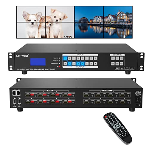Безпроблемна HDMI-матрицата MT-VAL 4K 8х8, Видеостенный процесор 2x4 3x2, ключ за монтиране на багажник, газа и съединител, аудиосигнал