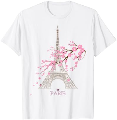 Париж-Айфеловата кула знак на любов Франция Парижката Домашна Тениска