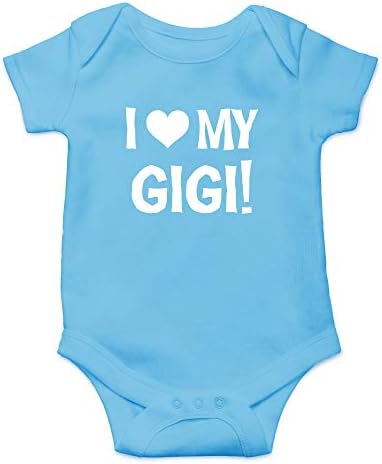 CBTwear I Love MY Gigi - баба Ми - най-Добрата баба На света - Мило Цельнокроеное Детско боди За новородени