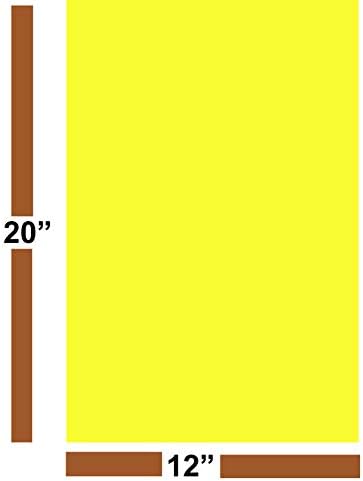 Ооки® 10 Бр. X-Large Glitter Обикновена пяна EVA 12 x 20 Хартиен лист за бродерия в Различни цветове Goma Cosplay Bling DIY (Яблочно-зелен)